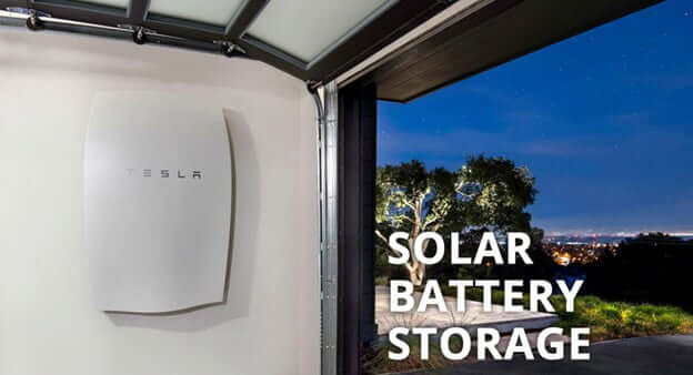 Solar battery storage