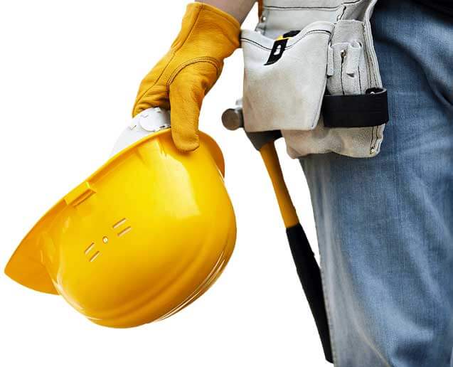 Contractor hardhat hammer