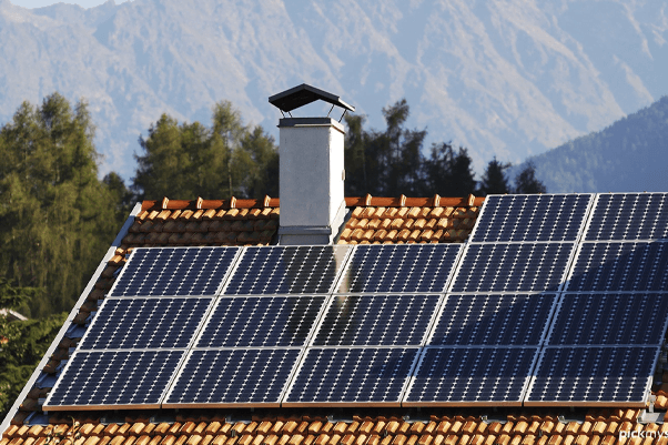 What energy do solar panels absorb