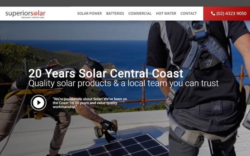 superior solar central cost website