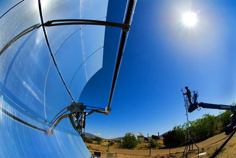 Parabolic trough collector