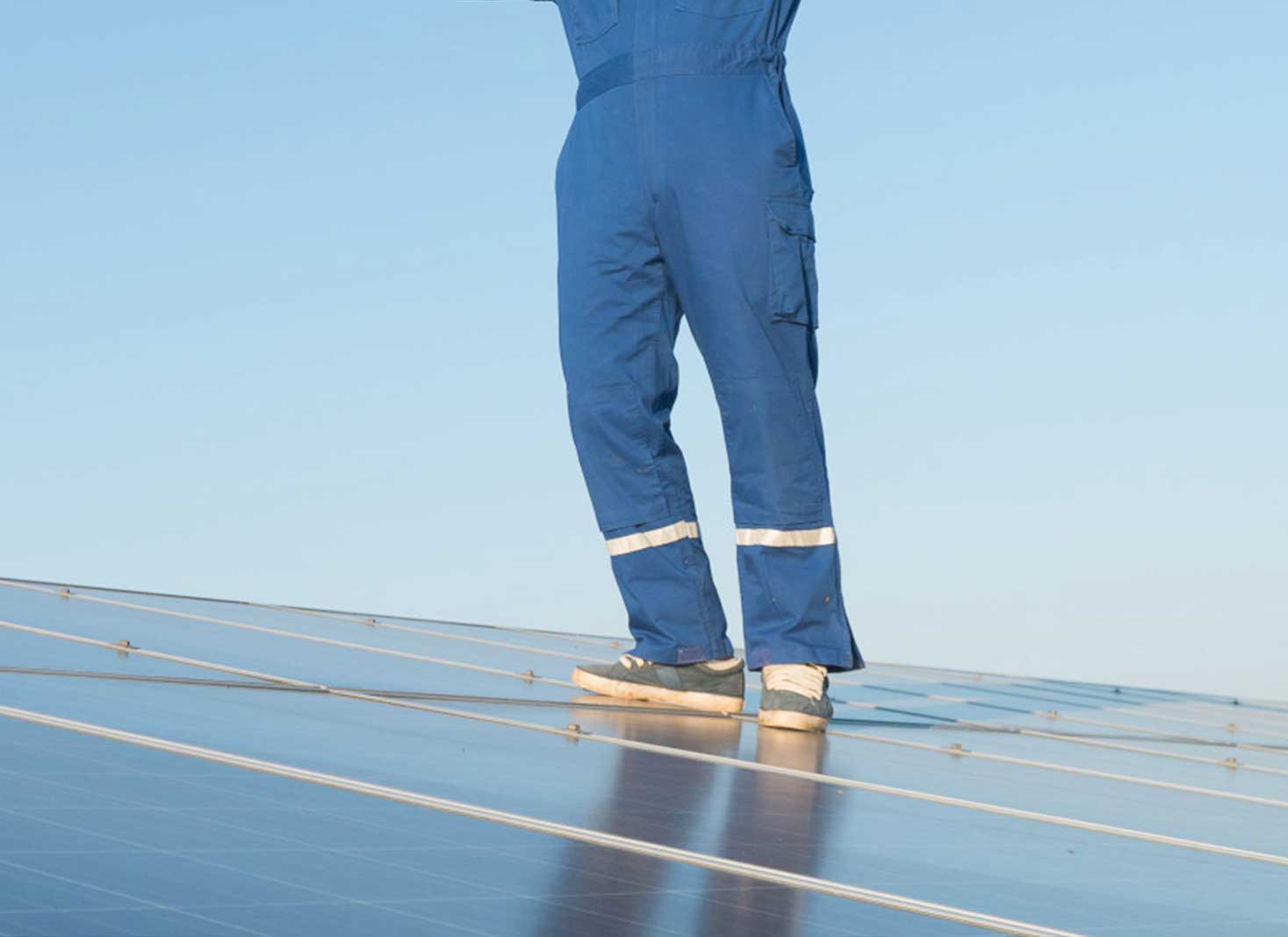 How can solar panels get damaged by walking on them