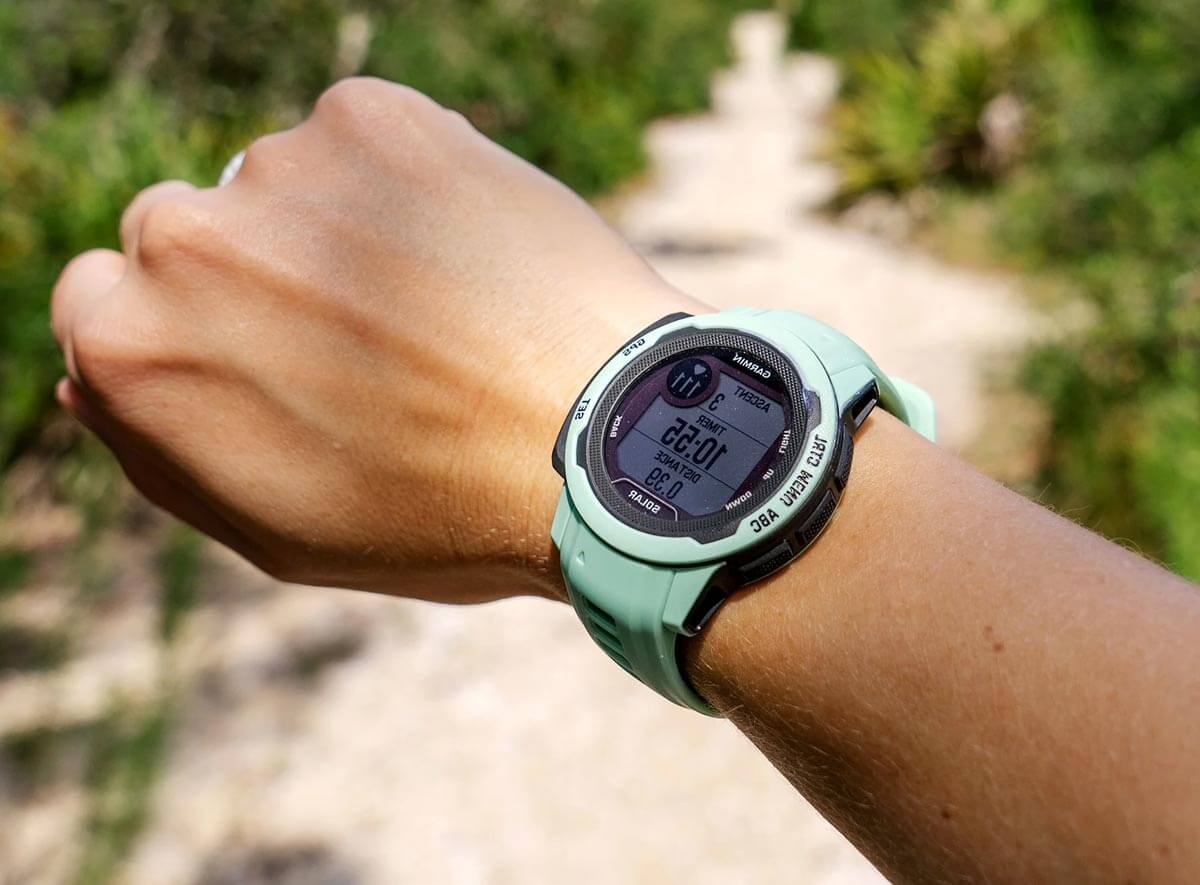 Garmin solar powered watch