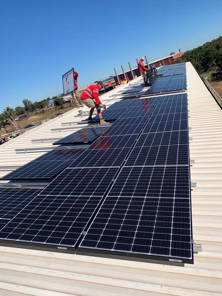 EcoSmart Solar panel commercial installation