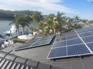 AB Solar & Electrical panel commercial installation