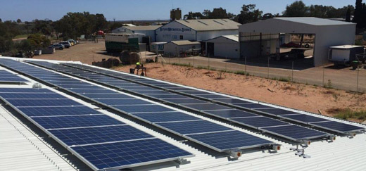 Adelaide Solar Systems panel commercial installation