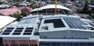 Aussie Wide Solar panel commercial installation