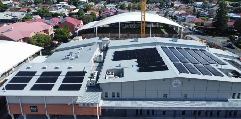 Aussie Wide Solar panel commercial installation