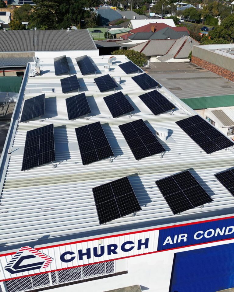 Aztech Solar panel commercial installation