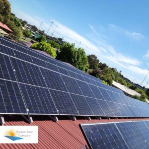 Ballarat Solar Company panel residential installation