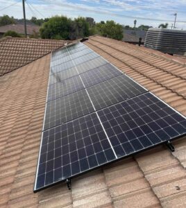 Blake Campbell Solar panel residential installation