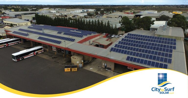 City To Surf Solar panel commercial installation