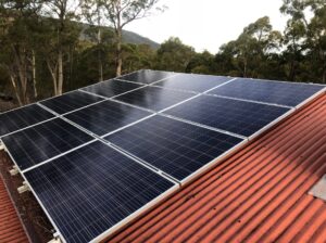 EB Solar pane residential installation