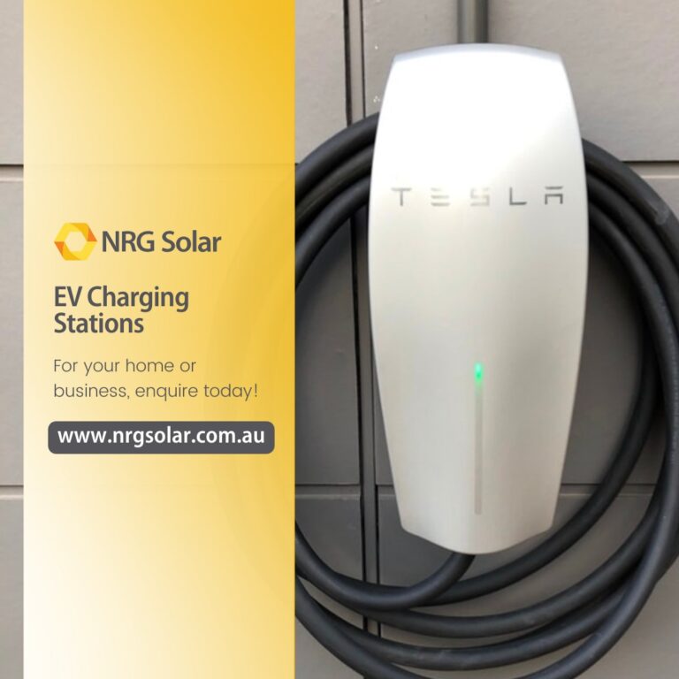 EV Charger installed by NRG Solar