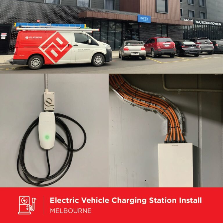 EV Charger installed by Platinum Electricians Mid West