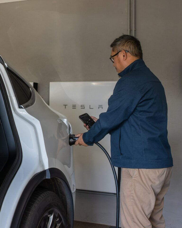 EV Charger installed by Sunstak Energy Geeks