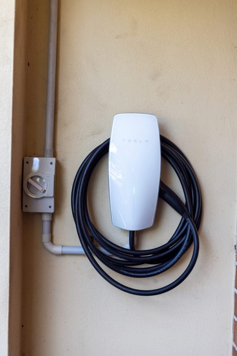 EV charger installed by Penrith Solar Centre