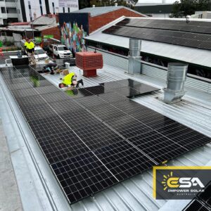 Empower Solar Australia panel commercial installation