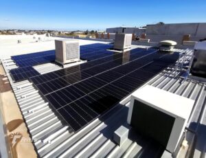 Fritts Solar panel commercial installation