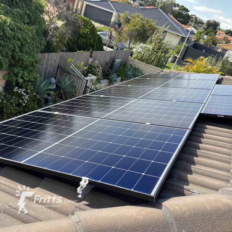 Fritts Solar panel residential installation