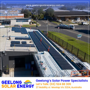 Geelong Solar Energy panel commercial installation