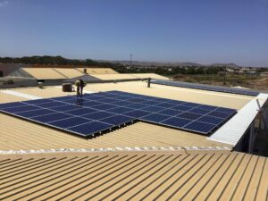 Geraldton Solar Force panel commercial installation