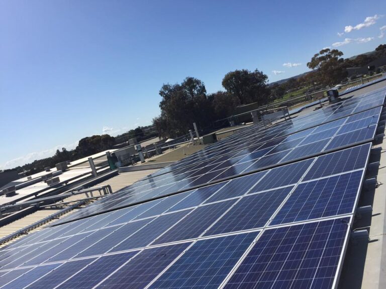 Goliath Solar & Electrical panel commercial installation