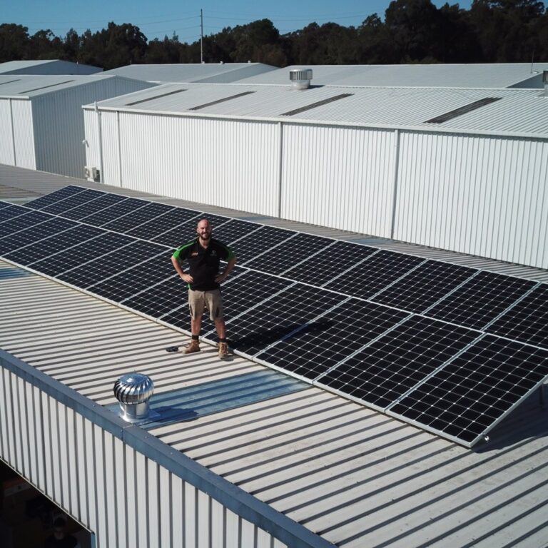 Green Volt Solar panel commercial installation