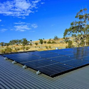 In Series Electrical and Solar panel residential installation