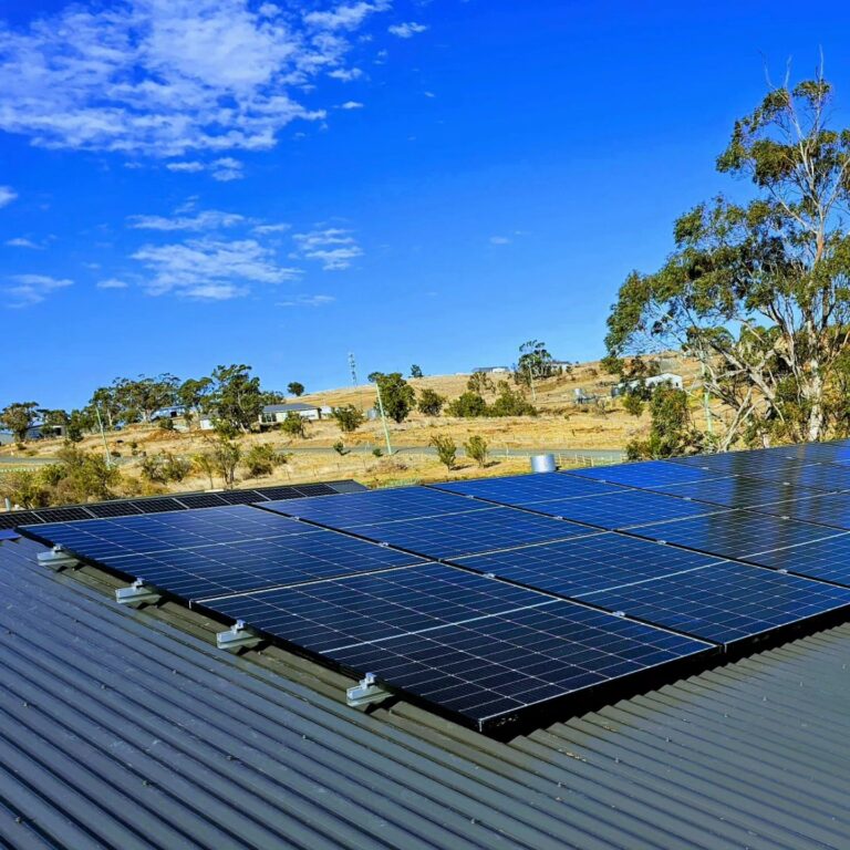 In Series Electrical and Solar panel residential installation