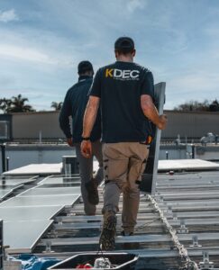 KDEC Electrical & Solar panel commercial installation