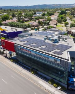 NRG Solar panel commercial installation