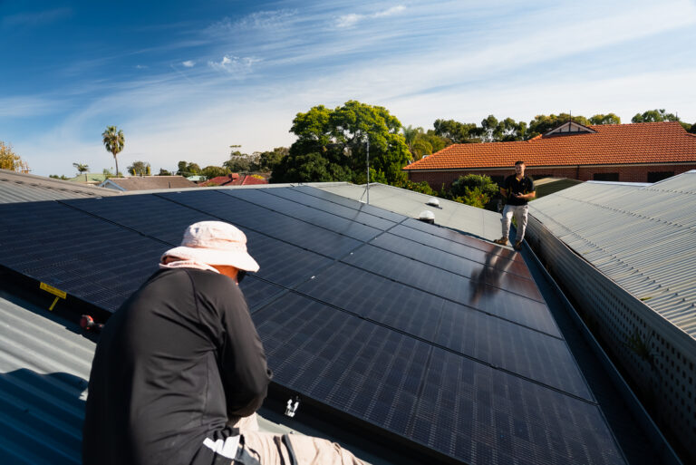 NRG Solar panel residential installation