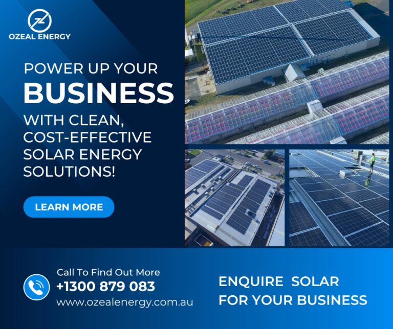 Ozeal Energy panel commercial installation