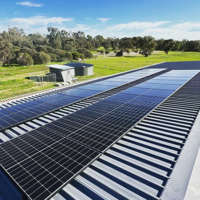 PSW Energy, Perth Solar Warehouse panel commercial installation