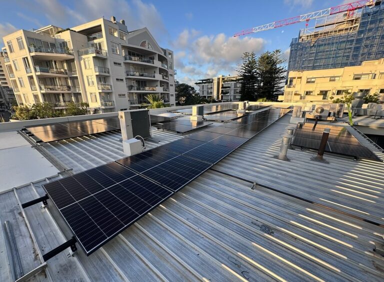 Platinum Solar Group panel commercial installation