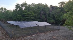 Saltwater Solar panel off grid installation