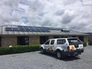 Solahart Northern Tasmania panel commercial installation