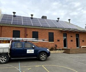 Solar Central panel commercial installation