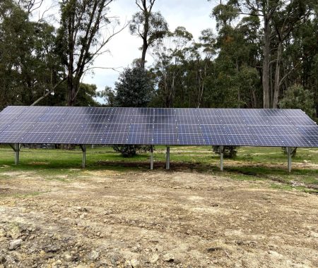 Solar Central panel off grid installation