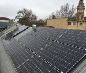 Solar Central panel residential installation