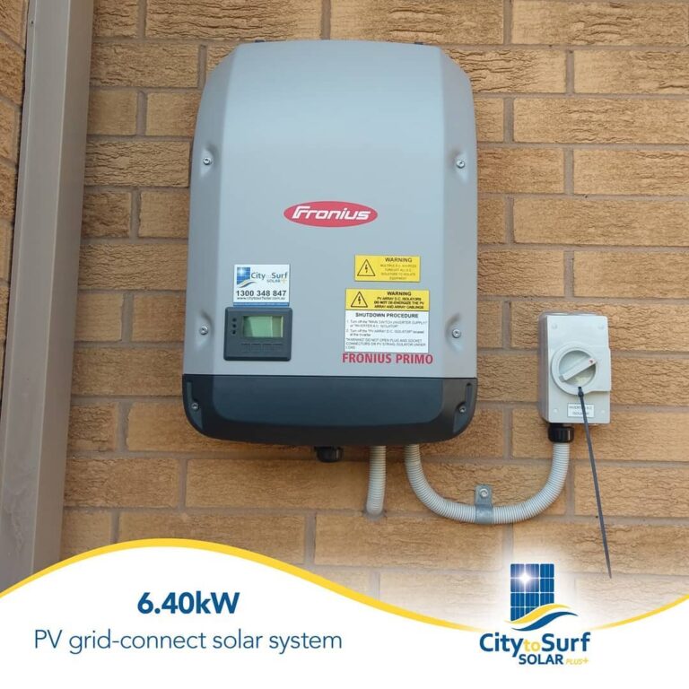 Solar Inverter installed by City To Surf Solar