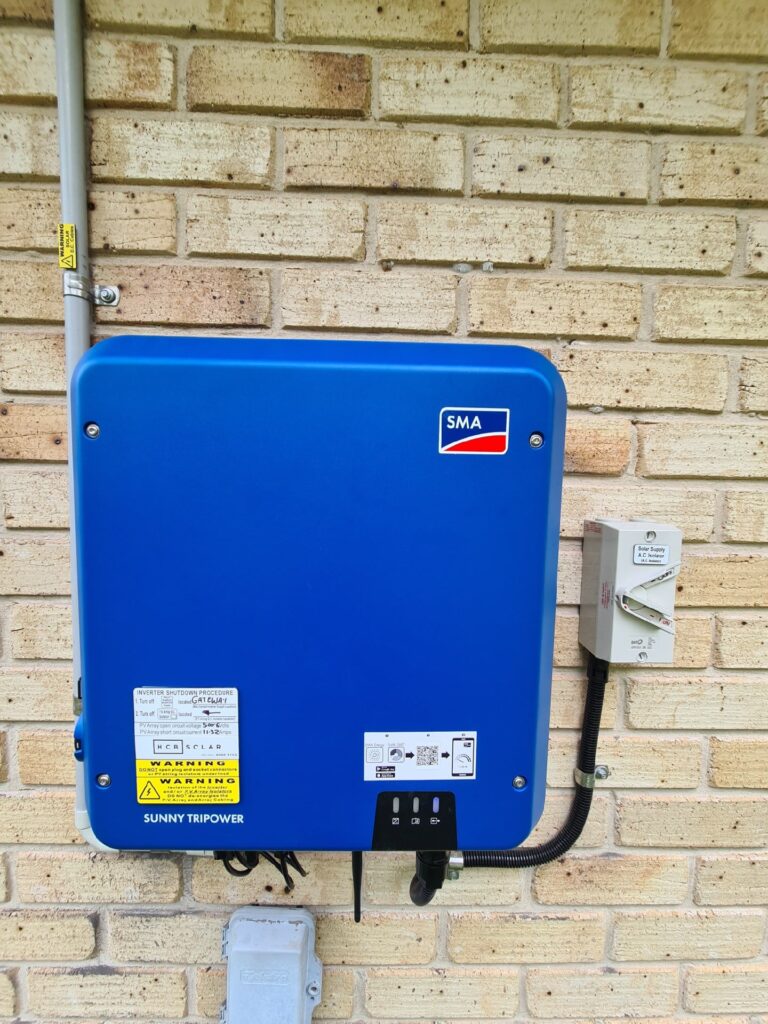 Solar Inverter installed by HCB Solar