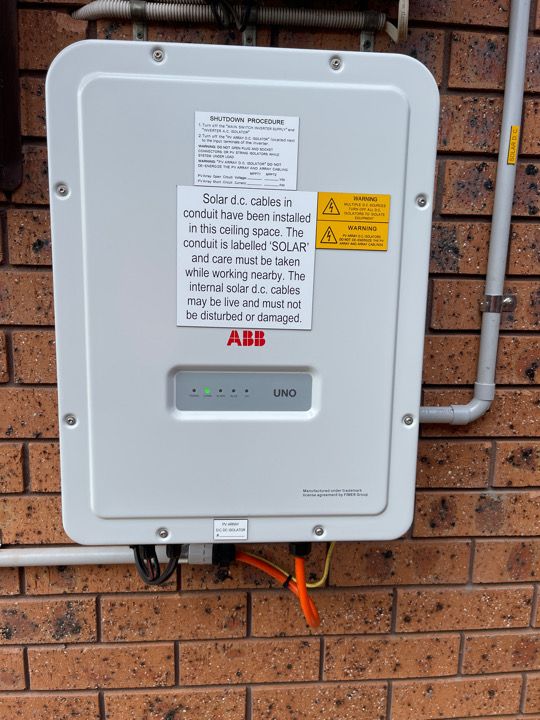 Solar Inverter installed by Power Ideas