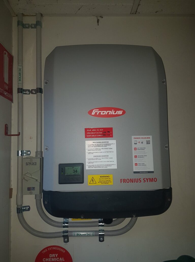 Solar Inverter installed by Vortex Electrical