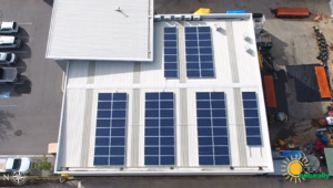 Solar Naturally panel commercial installation