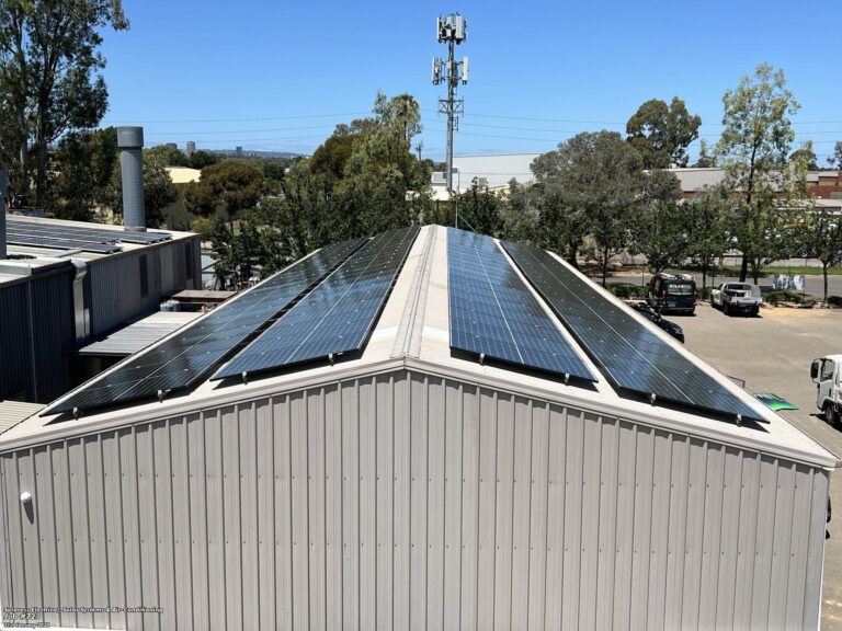 Solaress Electrical & Solar Systems panel commercial installation