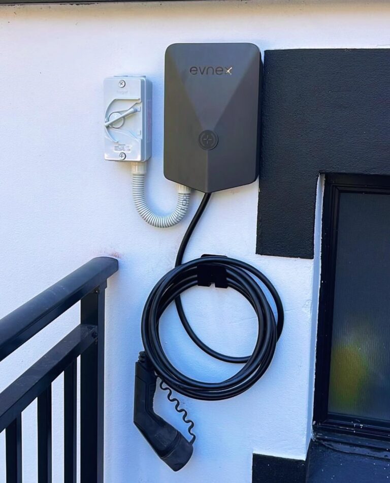 EV Charger installed by RenewCo Solar