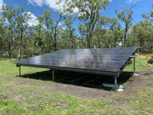 East Coast Energy Solutions panel off grid installation