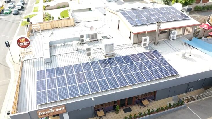 NHC Solar Geelong panel commercial installation